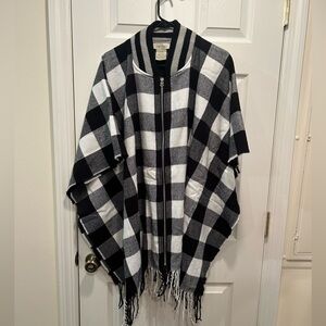 Charlie Paige Poncho with Zipper